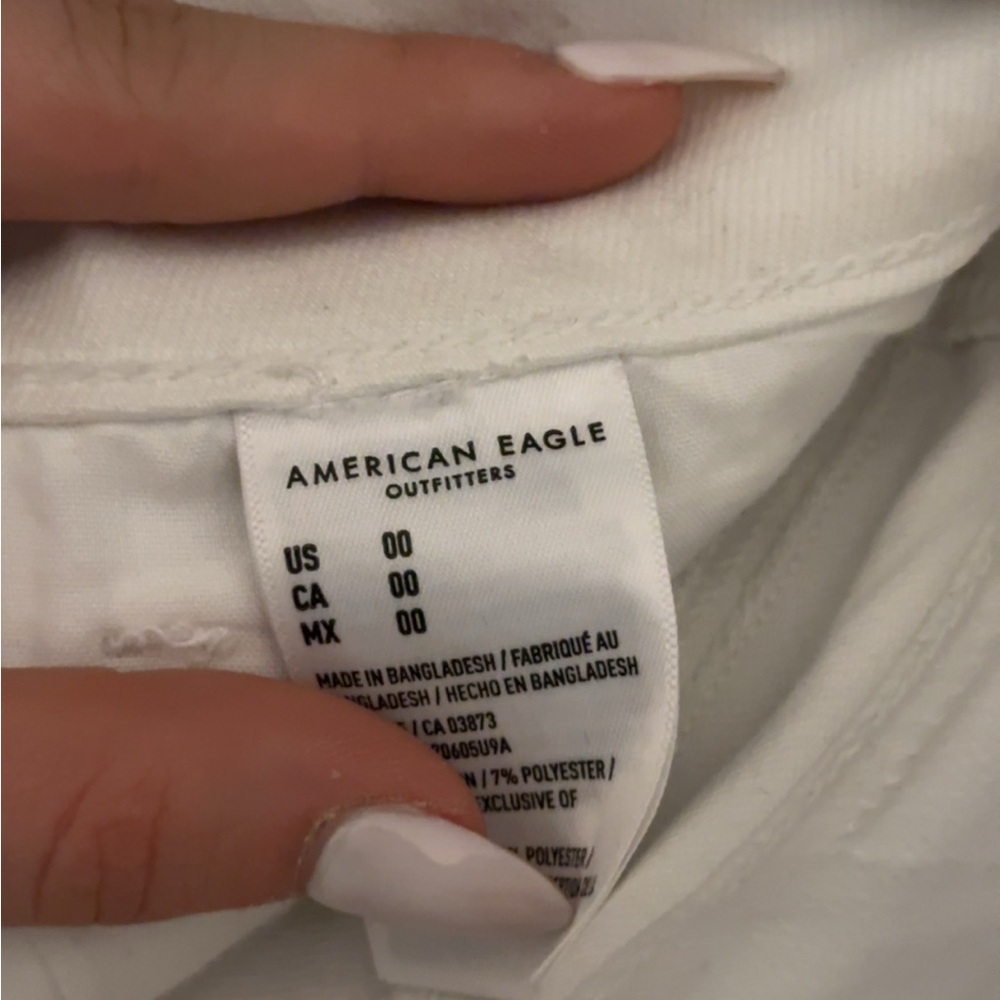 American Eagle Off-White Stretch Jeans